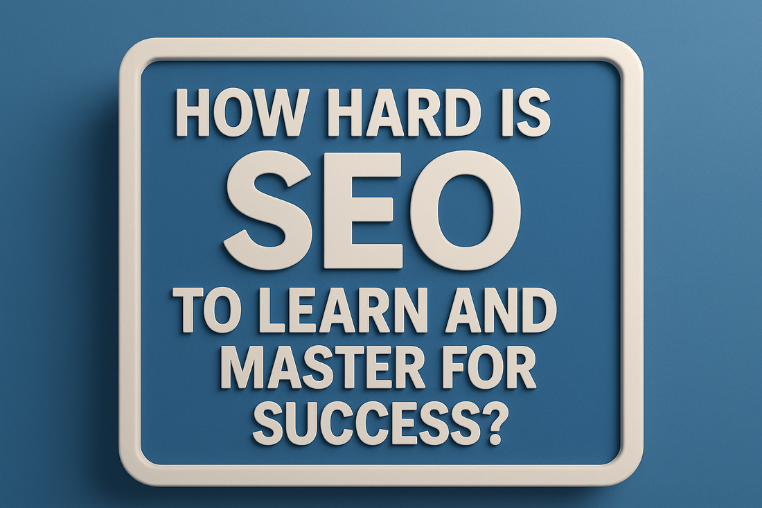 How Hard is SEO To Learn And Master For Success?