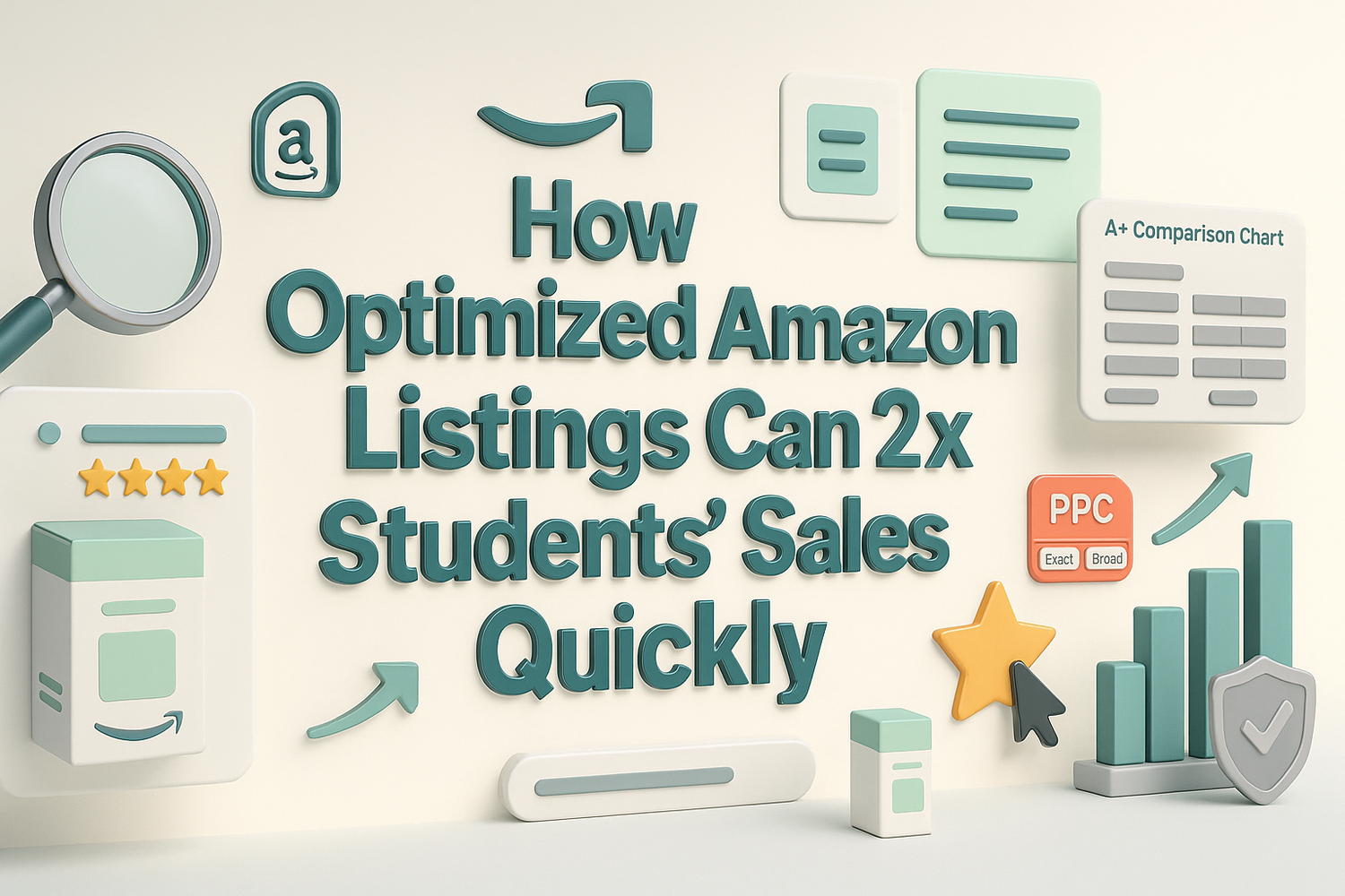 How Optimized Amazon Listings Can 2x Students' Sales Quickly